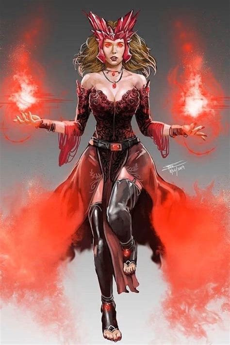 Visionary and scarlett witch